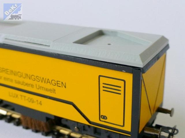 LUX-Modellbau 9740 Vysavač mechanických nečistot kolejí (vysávací vůz), analog/digitál DCC