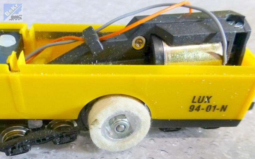 LUX-Modellbau 9470 Rotační čistící, brousící a leštící vůz, analog/digitál DCC