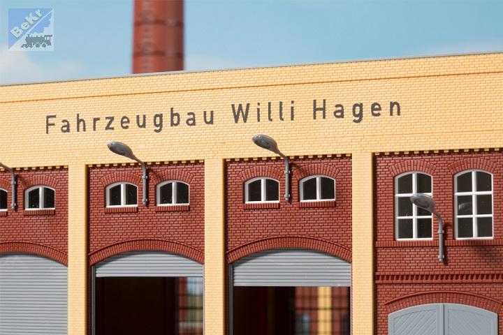 Auhagen 11451 Depo vozidel vozovna, stavebnice