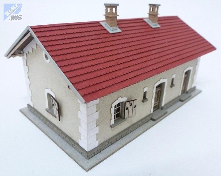 Igra model 151008 Čekárna s vedlejším bytem, stavebnice Laser Cut