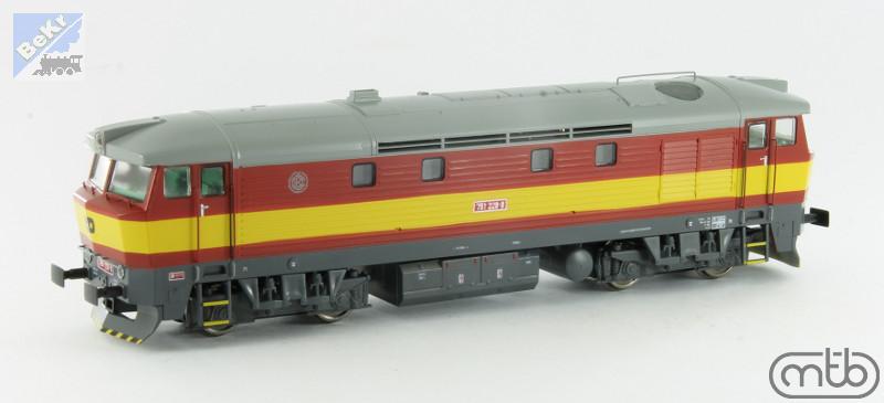 MTB 751228 Dieselová lokomotiva 751 228-8 ČD Zamračená