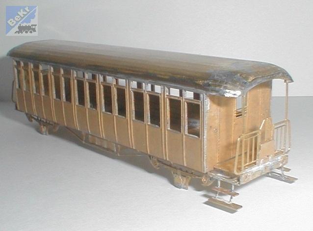 Jan Cekul 060185 Osobní 2-osý vůz Ci (Bi) r.v. 1904, stavebnice modelu z leptaného plechu