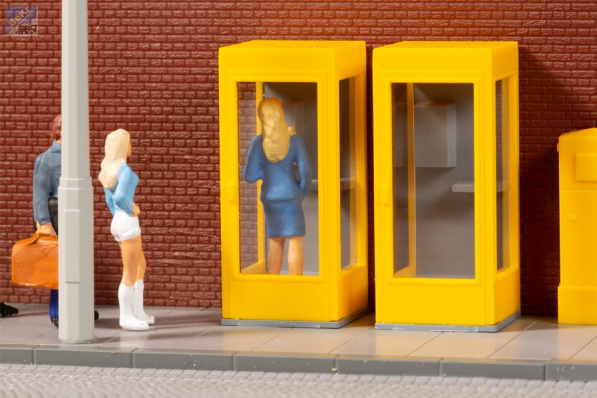Auhagen 41662 Telefonní budky a poštovní schránky stavebnice