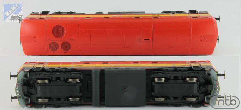MTB 749247 Dieselová lokomotiva 749 247-3 ČD Zamračená