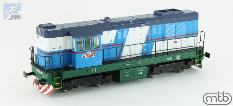 MTB 743002HO Dieselová lokomotiva 743 002-8 ČD Kocour