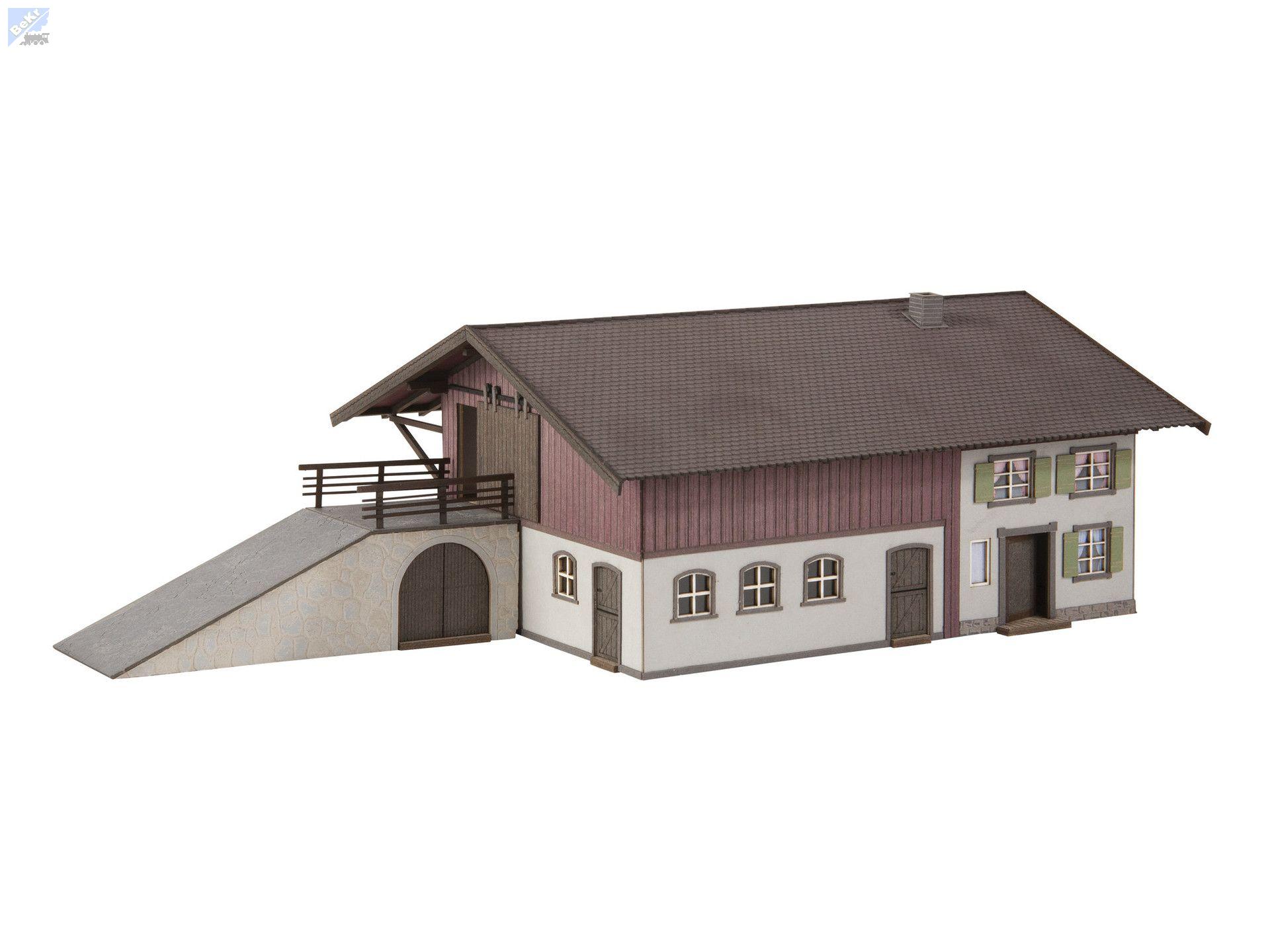Noch 66714 Statek, farma 173 x 156 x 82mm, stavebnice Laser Cut technologie!!! AKCE !!!