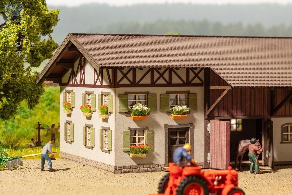 Noch 14010 Květinové truhlíky, červené květiny, 12ks