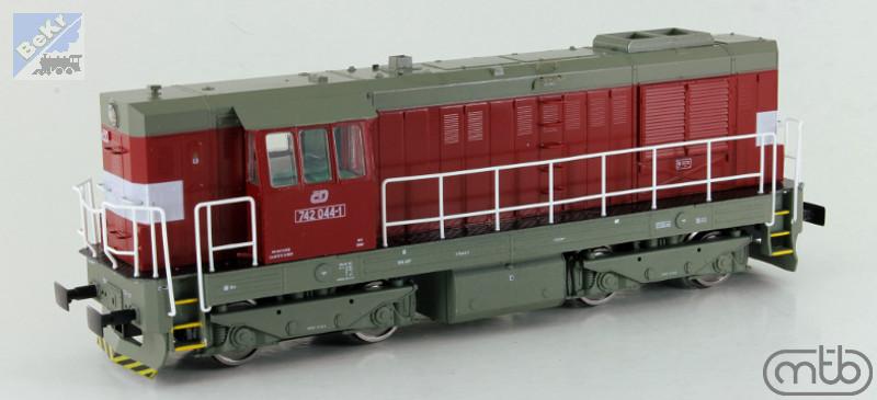 MTB 742044 Dieselová lokomotiva 742 044-1 ČD Kocour