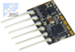 Zimo Elektronik MX615N lokomotivní miniaturní dekodér s NEM651, 6-pin