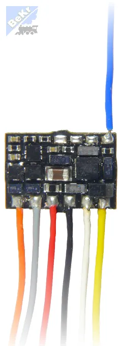 Zimo Elektronik MX615 lokomotivní miniaturní dekodér se sedmi propojovacími vodiči