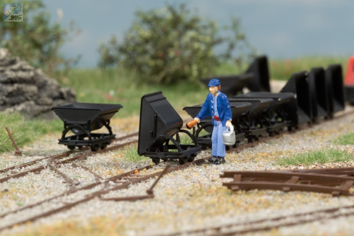 Auhagen 43702 Set tří výklopných vozů, stavebnice