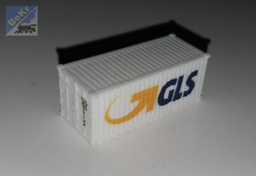 Vláčky 3D print 30111 Kontejner bílý GLS