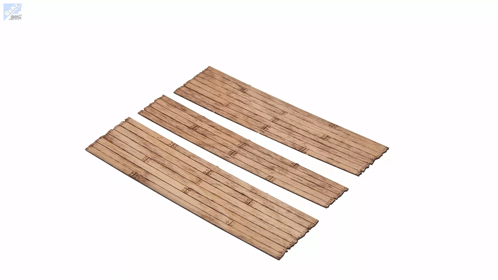 Noch 66811 Doplňky "Vpravo a vlevo od kolejí", stavebnice Laser Cut technologie