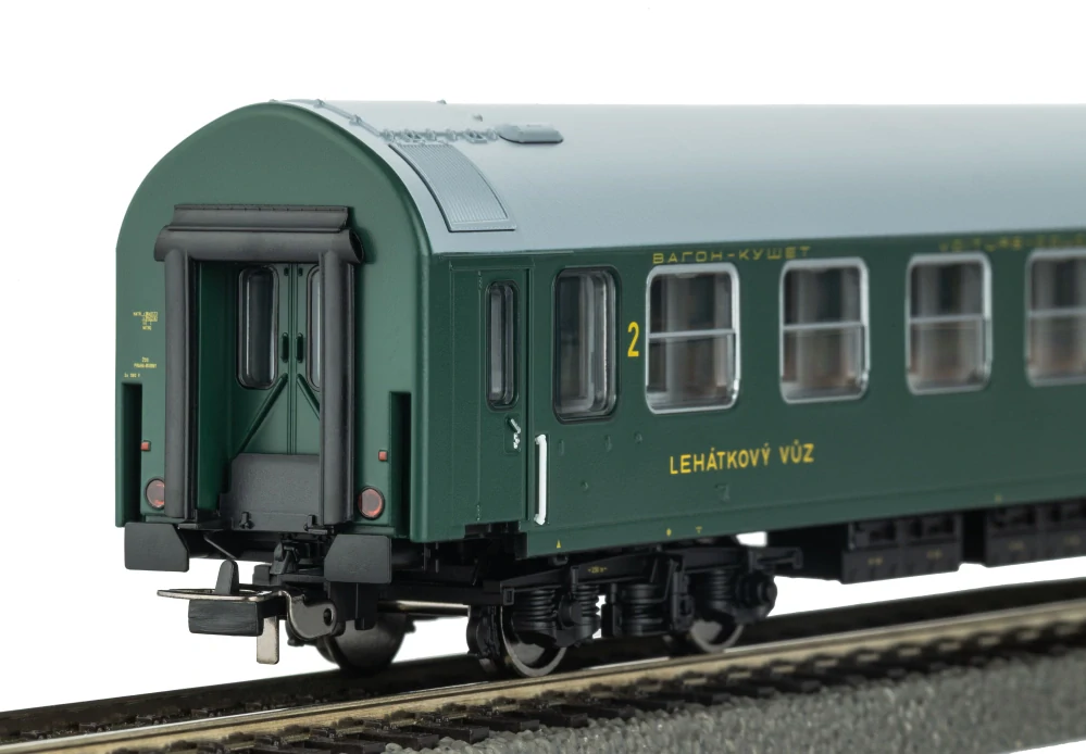 Piko 28319 Set tří lehátkových a lůžkových 4-osých vozů, lehátkový 2. tř. Bcm, lůžkový WLABm, lůžkový WLABmv, "Istropolitan/Dukla" ČSD