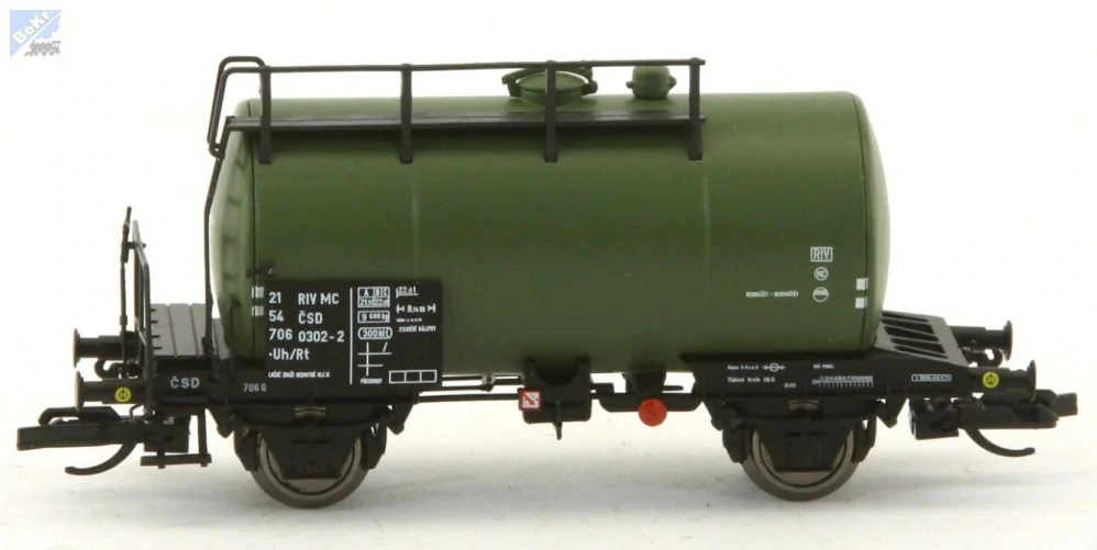 Saxonia Modellbau 120079 Set tří 2-osých cisteren Uh/Rt ČSD
