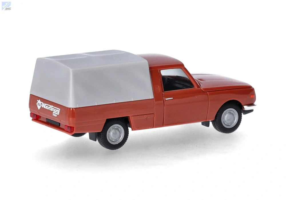 Herpa 420945-002 Wartburg 353 Trans '66 s plachtou, hnědý