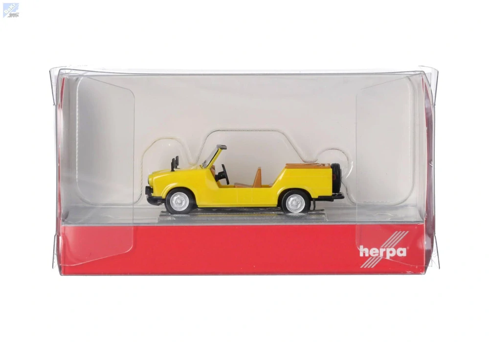 Herpa 024808-004 Trabant Kübel, žlutý