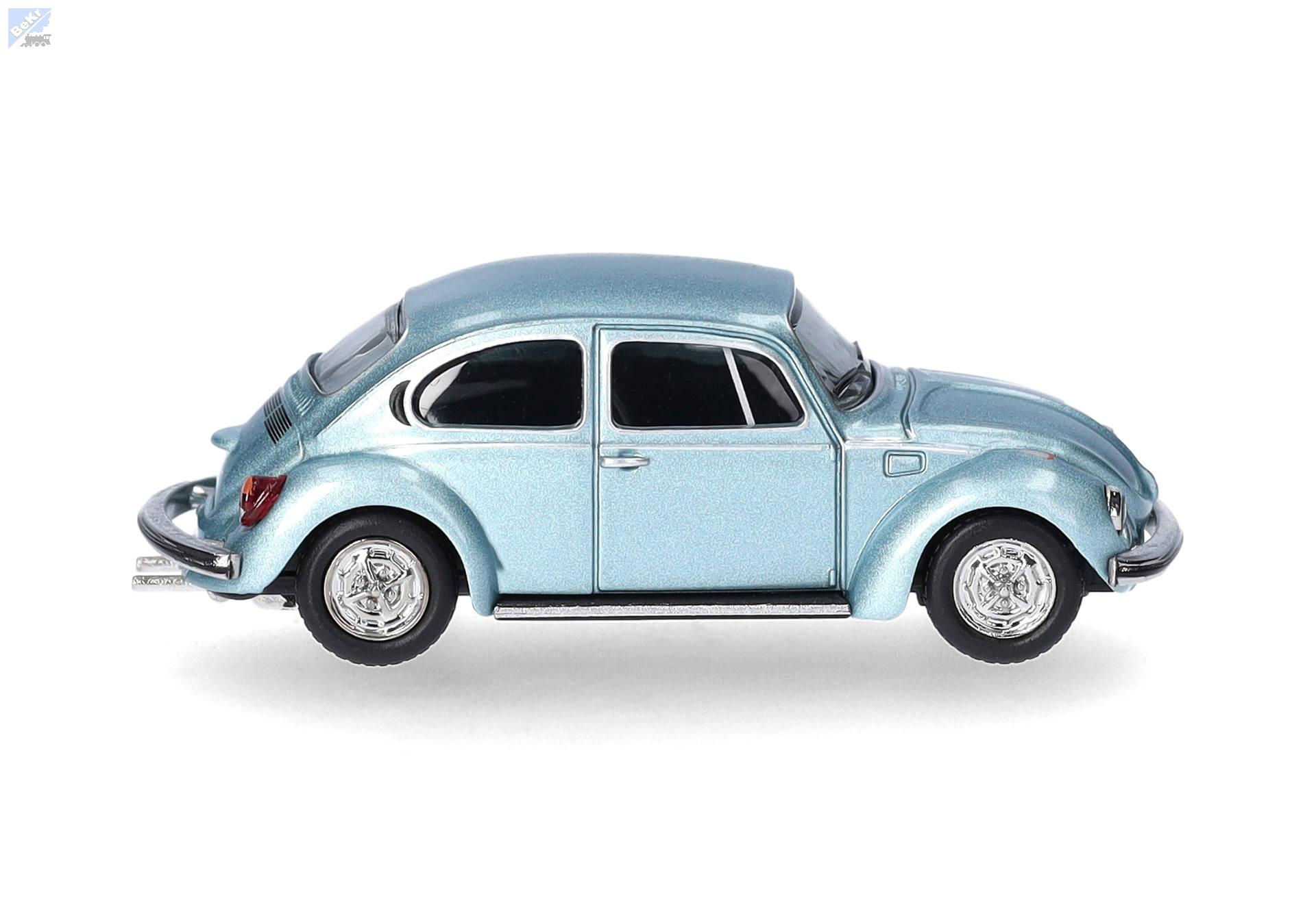 Herpa 430982-003 Volkswagen (VW) Beetle 1303, metalická barva Marathon Blue