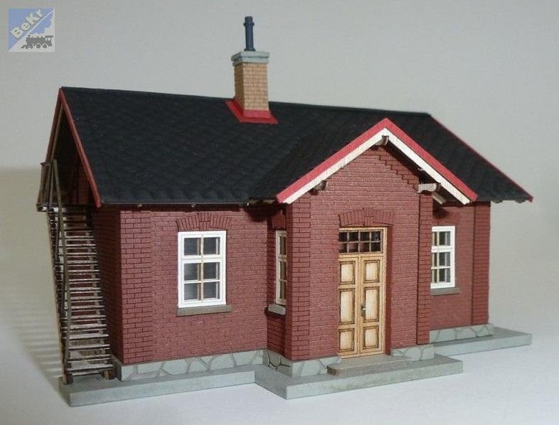 Igra model 150009 Strážní domek dvě verze, stavebnice Laser Cut
