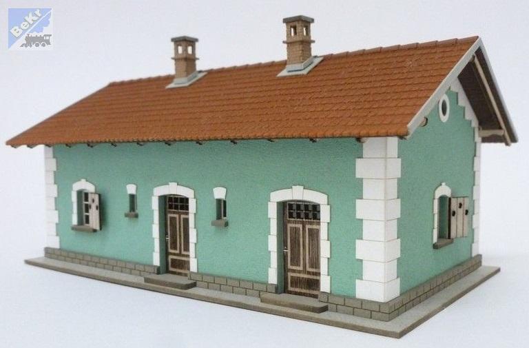 Igra model 151008 Čekárna s vedlejším bytem, stavebnice Laser Cut