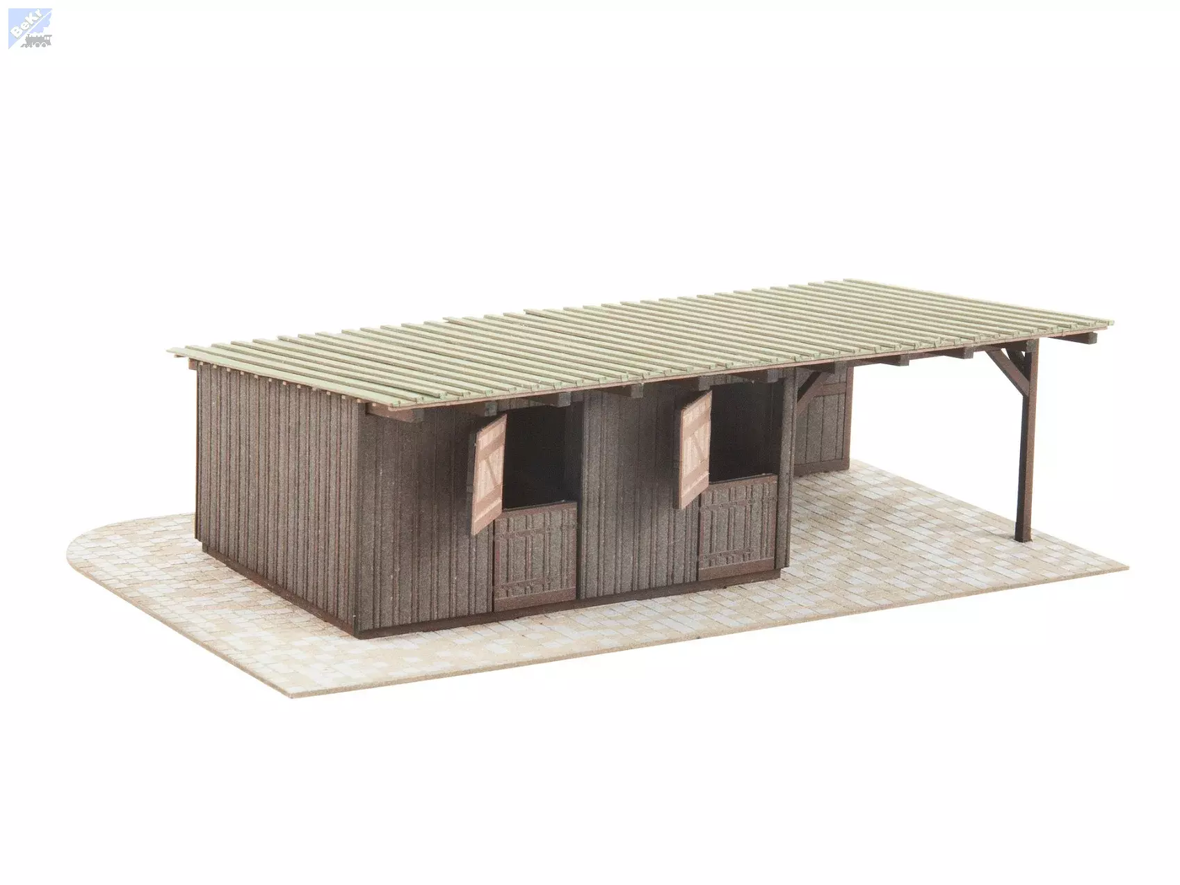 Noch 66717 Pohyblivá jezdecká aréna s boxy a zvukem, stavebnice Laser Cut technologie !!! AKCE !!!