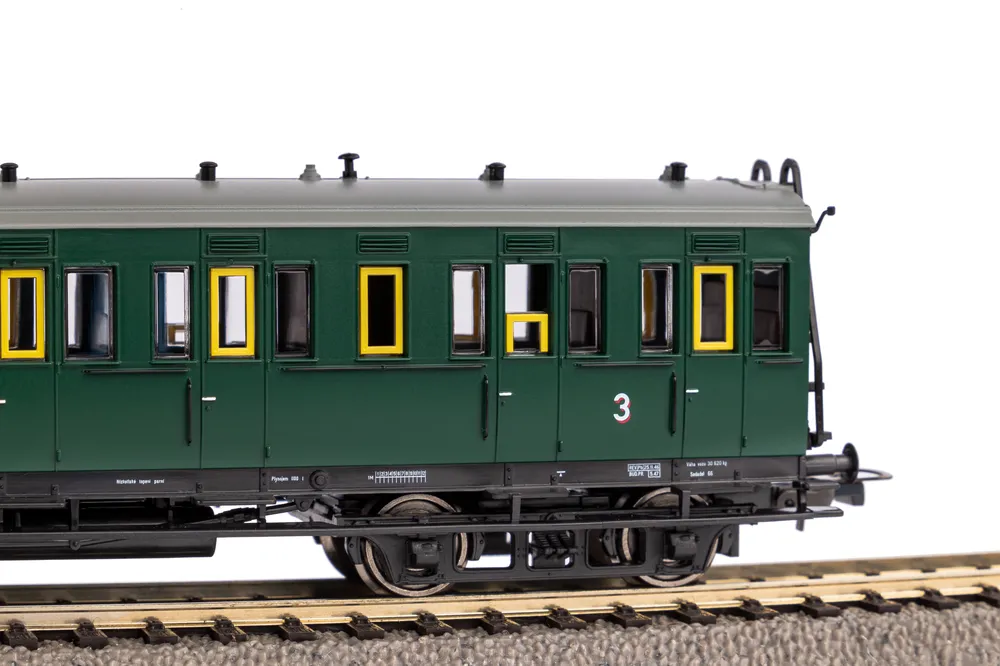 Piko 53336 Osobní 4-osý vůz 3. tř. Ca s brzdařskou budkou ČSD