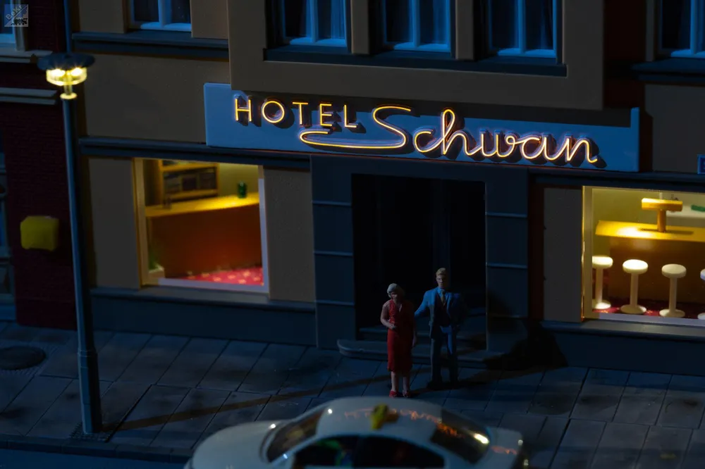Auhagen 58101 LED osvětlení "Hotel Schwan", stavebnice