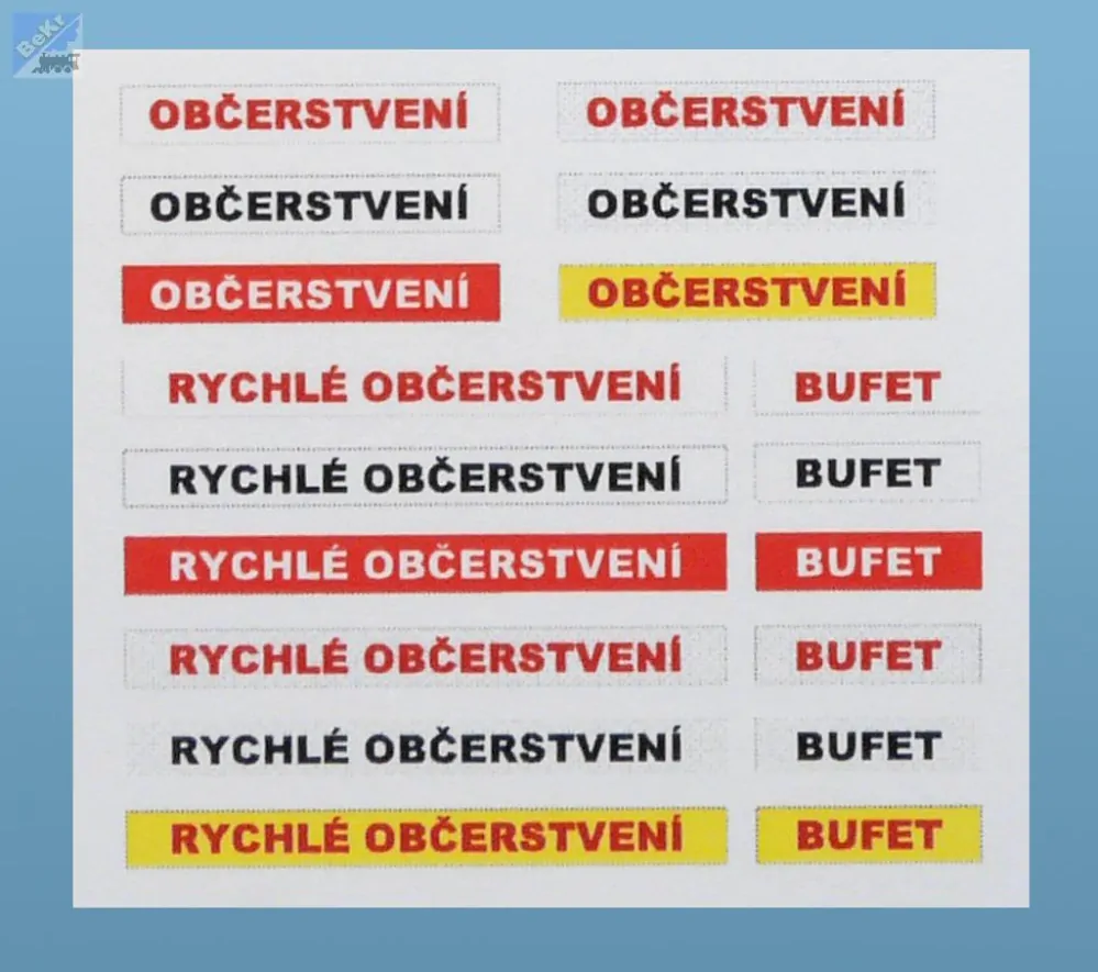 VERAMO CZ H0040215 Občerstvení dřevěné, červeno-bílé, plný pult