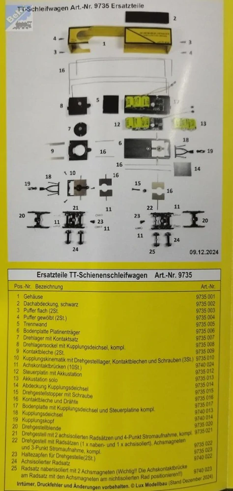 LUX-Modellbau 9739 Náhradní rotační lešticí kotouč do vysokého lesku TT do čistícího vozu