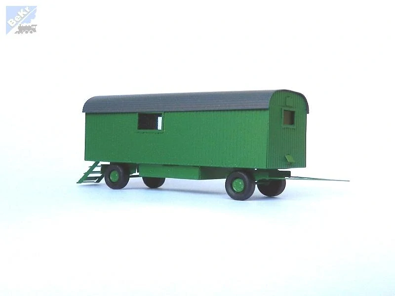 Miniatur MNL11 Dřevěná maringotka, stavebnice z leptaného plechu