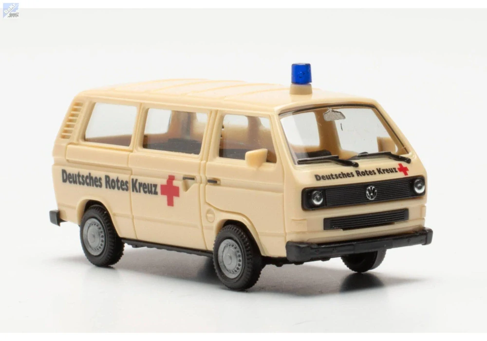 Herpa 097611 Volkswagen (VW) T3 Bully "Německý Červený kříž" (BASIC)
