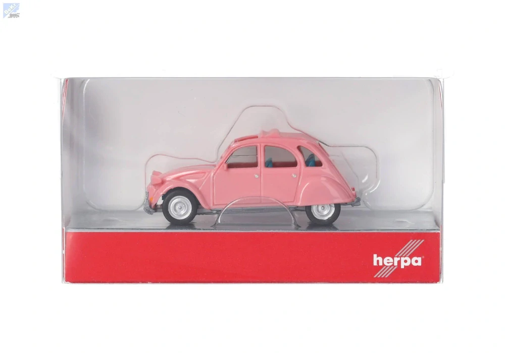 Herpa 020824-008 Citroen 2CV, kabriolet, světle růžová