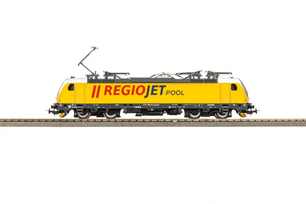 Piko 21658 Elektrická lokomotiva BR 388 217 Regiojet CZ POOL TRAXX se zvukem