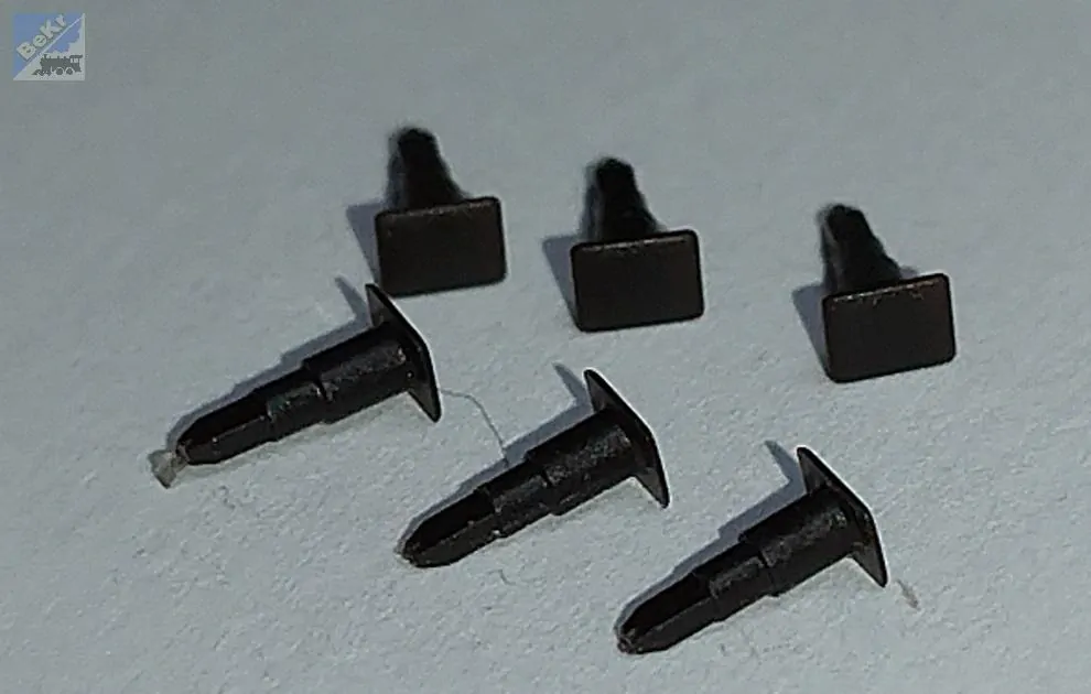 Fleischmann 75704900 Nárazník hranatý - obdelníkový , 1ks