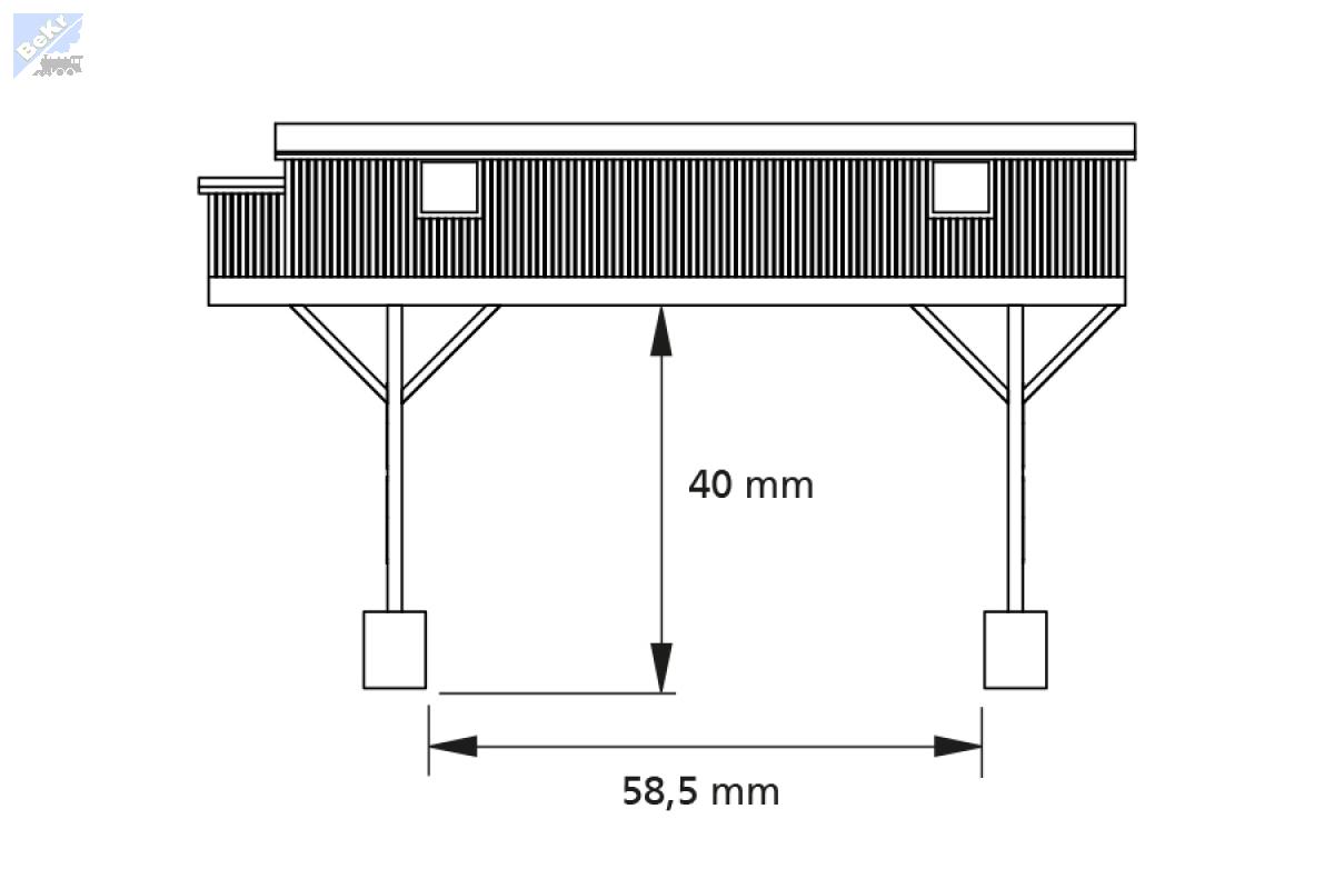 Auhagen 14486 Nakládací jeřáb 96 x 22 x 60 mm, stavebnice
