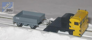 DK-model N0801 Dresina TATRA (verze se širokou kabin, stavebnice z lept. plechu