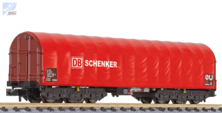 Liliput 265778 Plachtový 6-osý vůz Sahimms-u s posuvnou plachtou, vůz určeny k přepravě svitků plechu SCHENKER DB