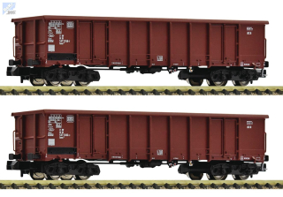 Fleischmann 830250 Set dvou 4-osých vysokostěnných vozů Eanos DB