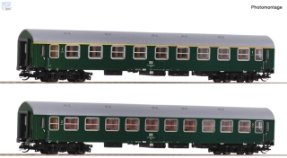Roco 6280004 Set dvou osobních 4-osých vozů 1x 1. tř. Ame, 1x 2. tř. Bme DR