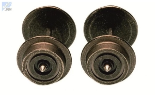 Fleischmann 20023 Dvojkolí soustružené průměr 6 mm jednostranně izolované, oska 13,65 mm, 2ks/bal.