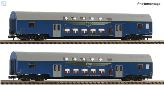 Roco 6260092 Set dvou patrových 4-osých vozů Bap ČSD
