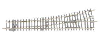 Piko 55170 A-Gleis rovná výhybka na betonových pražcích levá 15°, délka 239 mm, R9-908 mm