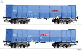 Tillig 01142 Set dvou vysokostěnných 4-osých vozů Eaos NACCO SK - LTS