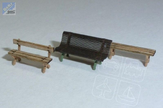 Igra model 130019 Lavičky, 3+3+3ks, stavebnice Laser Cut