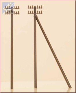 Auhagen 41204 Telegrafní sloupy 12 ks, výška 73 mm
