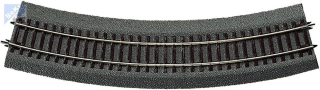 Roco 42524  R4 ROCO LINE dřevěné pražce s podložím, kolej oblouková R 481,2 mm/30°