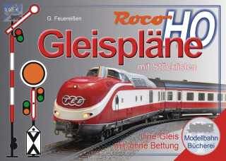 Roco 81394 Devatenáct různých plánků kolejišť Roco HO, v Německém jazyce